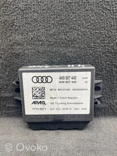 Audi A6 S6 C7 4G Pysäköintitutkan (PCD) ohjainlaite/moduuli 4H0907440