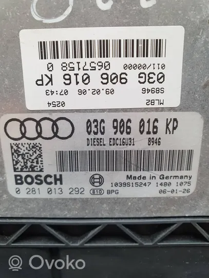 Audi A4 S4 B7 8E 8H Engine control unit/module ECU 03G906016KP