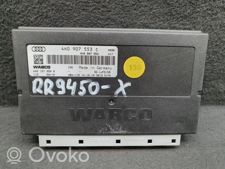 Audi A8 S8 D4 4H Oro pakabos valdymo blokas (galinės) 4H0907553C