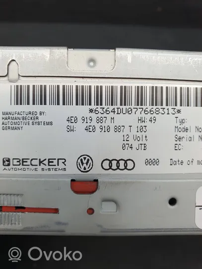 Audi A6 S6 C6 4F Stacja multimedialna GPS / CD / DVD 4E0919887M