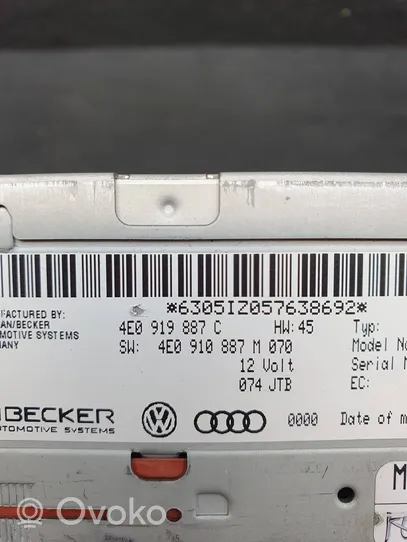 Audi A6 S6 C6 4F Moduł / Sterownik GPS 4E0919887C