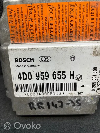 Audi A8 S8 D2 4D Module de contrôle airbag 4D0959655H