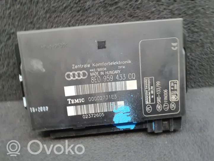 Audi A4 S4 B7 8E 8H Módulo de confort/conveniencia 8E0959433CQ