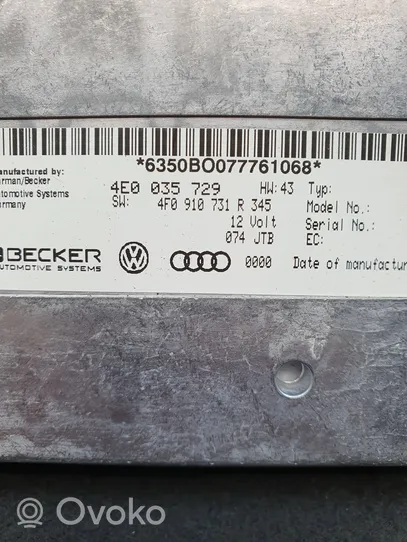 Audi A6 S6 C6 4F Unidad de control MMI 4E0035729