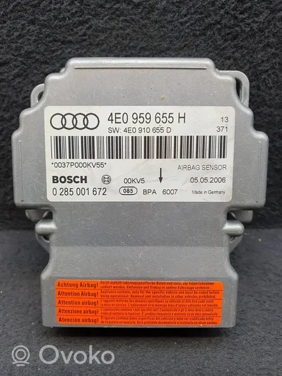 Audi A8 S8 D3 4E Airbagsteuergerät 4E0959655H