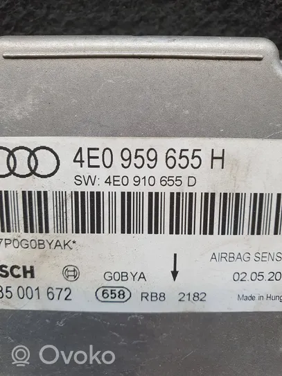 Audi A8 S8 D3 4E Airbagsteuergerät 4E0959655H