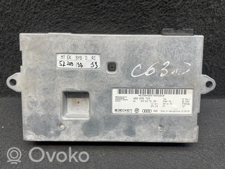 Audi A6 S6 C6 4F Jednostka MMI 4F0910731