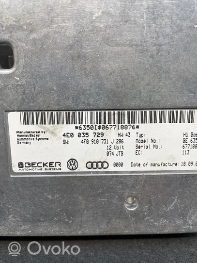 Audi A6 S6 C6 4F GPS-navigaation ohjainlaite/moduuli 4F0910731J