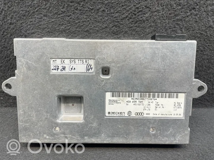 Audi A6 S6 C6 4F Centralina/modulo navigatore GPS 4F0910731J