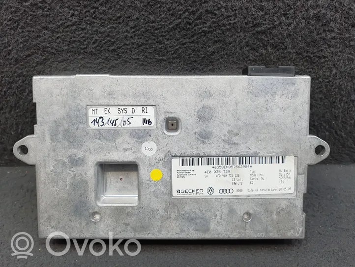 Audi A6 S6 C6 4F MMI valdymo blokas 4F0910731