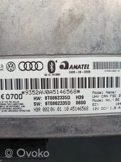 Audi A5 8T 8F Bluetoothin ohjainlaite/moduuli 8T0862335D