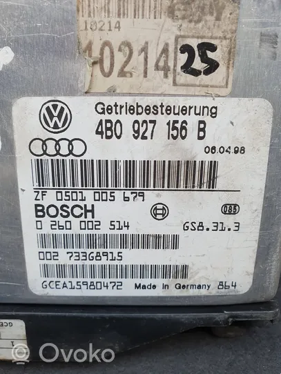 Audi A6 S6 C5 4B Unidad de control/módulo de la caja de cambios 4B0927156B