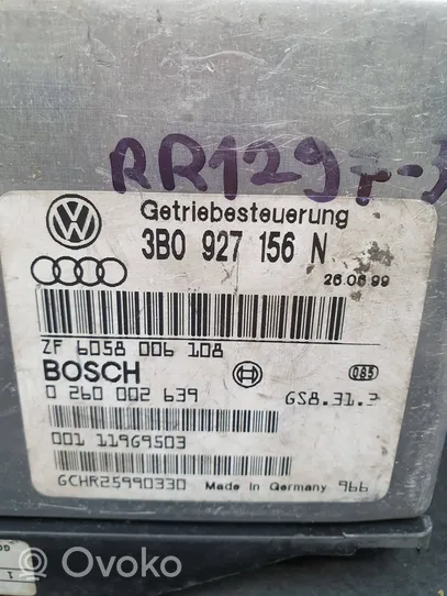 Audi A4 S4 B5 8D Vaihdelaatikon ohjainlaite/moduuli 3B0927156N