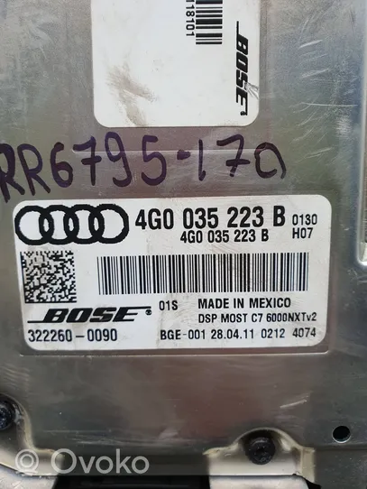 Audi A6 S6 C7 4G Amplificador de sonido 4G0035223B