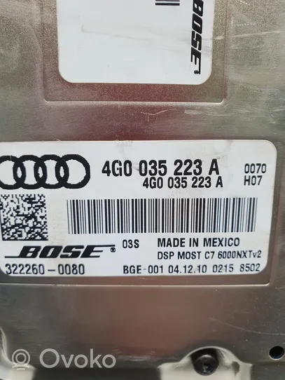 Audi A6 S6 C7 4G Amplificador de sonido 4G0035223A