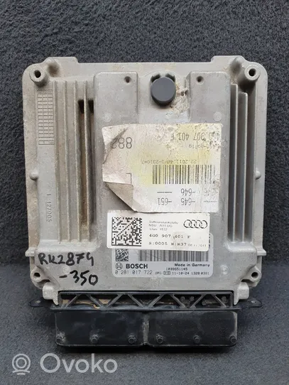 Audi A6 S6 C7 4G Centralina/modulo del motore 4G0907401F