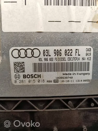 Audi A6 S6 C6 4F Moottorin ohjainlaite/moduuli 03L906022FL