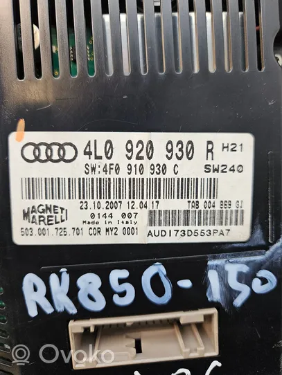 Audi Q7 4L Tachimetro (quadro strumenti) 4L0920930R