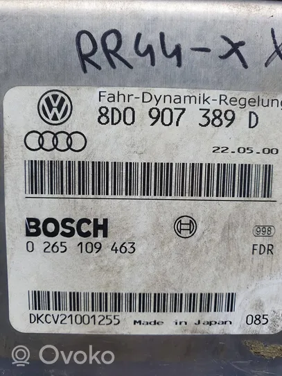 Audi A4 S4 B5 8D Capteur de vitesse de lacet d'accélération ESP 8D0907389D