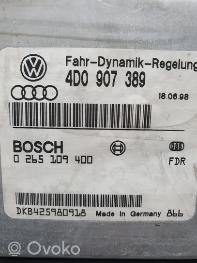 Audi A8 S8 D2 4D Блок управления ABS 4D0907389