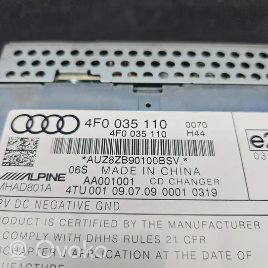 Audi A6 S6 C6 4F Zmieniarka płyt CD/DVD 4F0035110