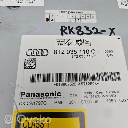 Audi A5 8T 8F Changeur CD / DVD 8T2035110C