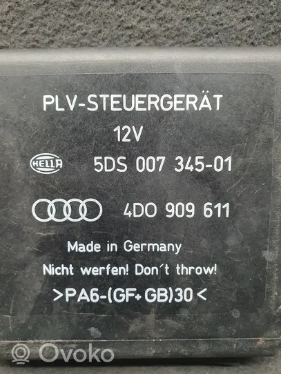 Audi A8 S8 D2 4D Muut ohjainlaitteet/moduulit 4D0909611