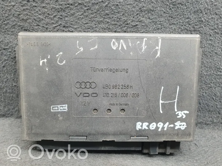 Audi A6 S6 C5 4B Mukavuusmoduuli 4B0962258H