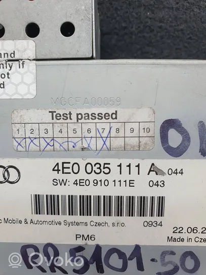 Audi A6 S6 C6 4F CD/DVD mainītājs 4E0035111A