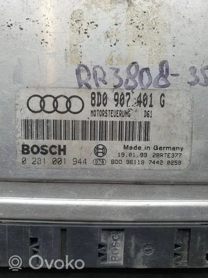 Audi A4 S4 B5 8D Calculateur moteur ECU 8D0907401G