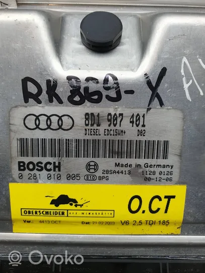 Audi A4 S4 B5 8D Sterownik / Moduł ECU 8D1907401