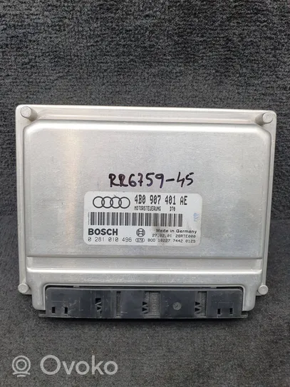 Audi A6 S6 C5 4B Sterownik / Moduł ECU 4B0907401AE