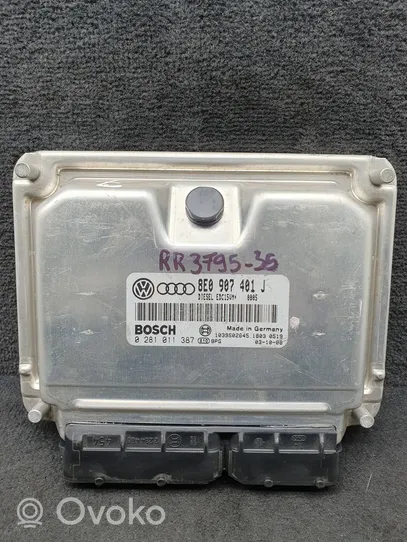 Audi A6 S6 C5 4B Calculateur moteur ECU 8E0907401J