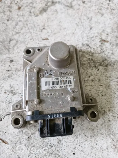 Mercedes-Benz A W168 Sensor ESP de aceleración de frecuencia del intermitente 0005426518