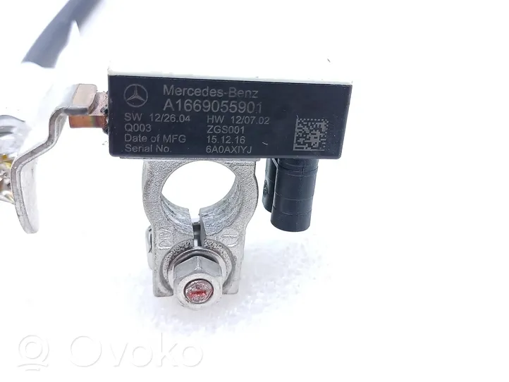 Mercedes-Benz GLE (W166 - C292) Cavo negativo messa a terra (batteria) A1669055901