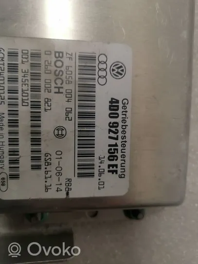 Audi A8 S8 D2 4D Module de contrôle de boîte de vitesses ECU 4D0927156EF