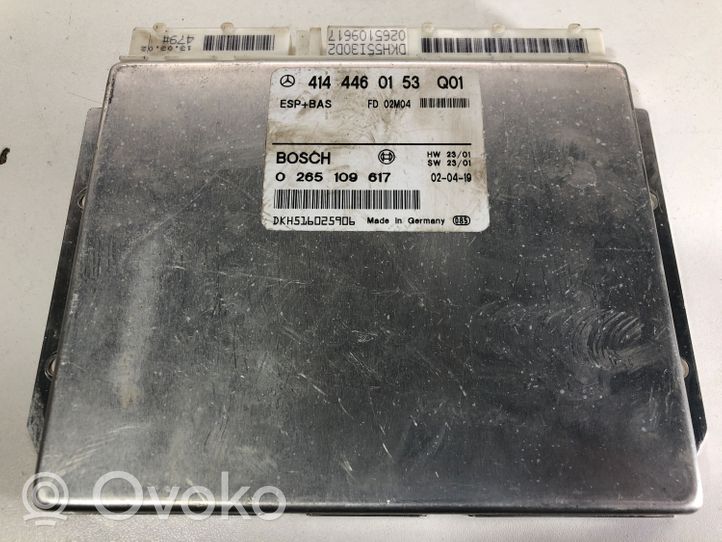 Mercedes-Benz Vaneo W414 Brake system control unit/module 4144460153