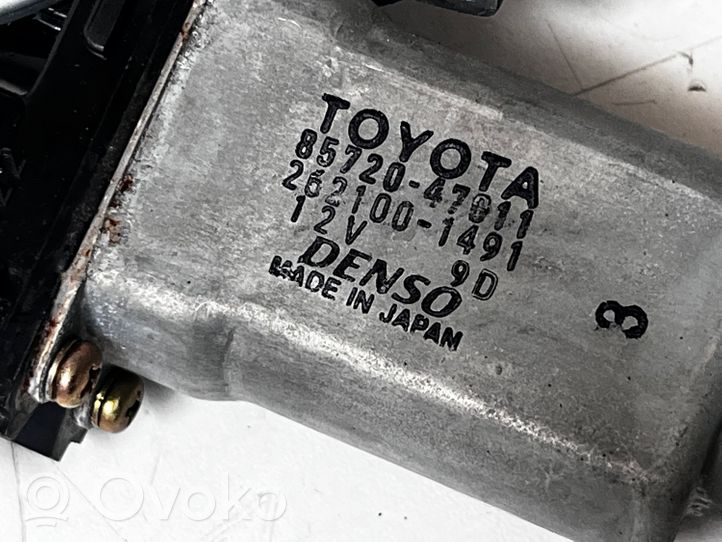 Toyota Prius (XW10) Alzacristalli della portiera anteriore con motorino 8572047011