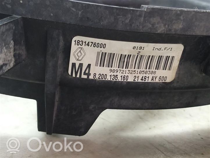 Renault Modus Jäähdyttimen jäähdytinpuhallin 8200135160