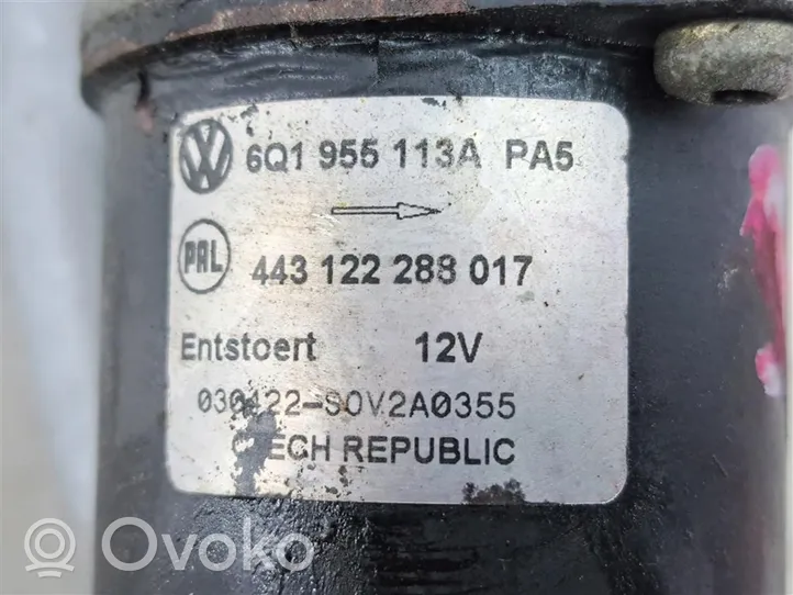 Volkswagen Polo Etupyyhkimen vivusto 6Q1955113A