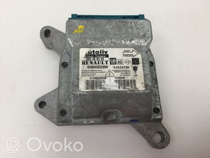 Nissan Primastar Oro pagalvių valdymo blokas 93854786