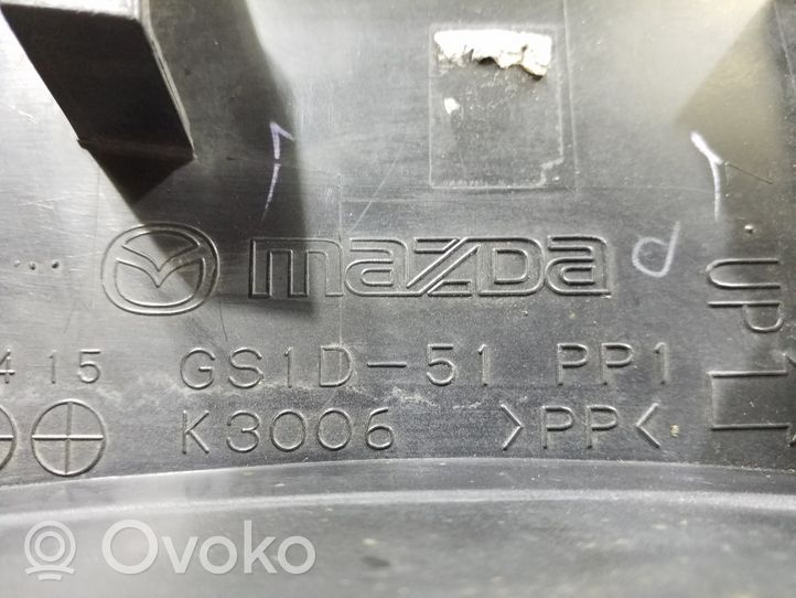 Mazda 6 Lokasuojan lista (muoto) GS1D51PP1