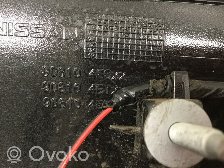 Nissan Qashqai Lampa oświetlenia tylnej tablicy rejestracyjnej 908104ES