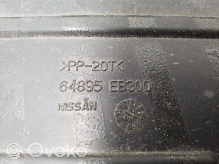 Nissan Pathfinder R51 Plaque avant support serrure de capot 64895EB300