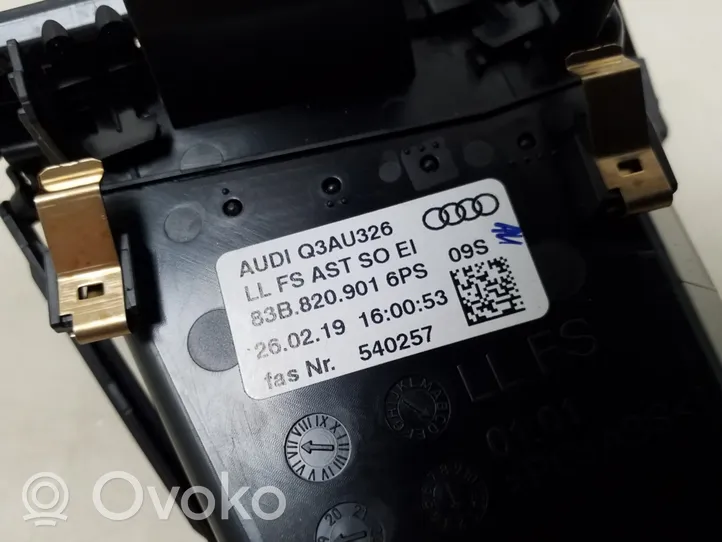 Audi Q3 F3 Šoninės oro grotelės 83B820901