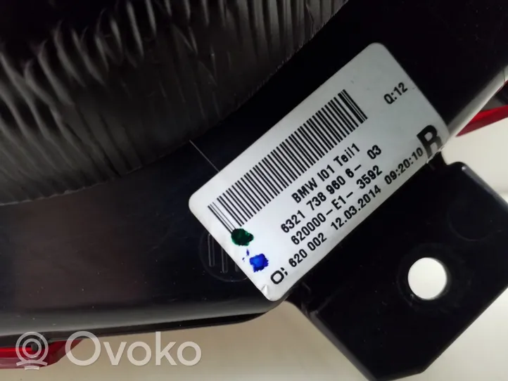 BMW i3 Takaluukun takavalot 7389606