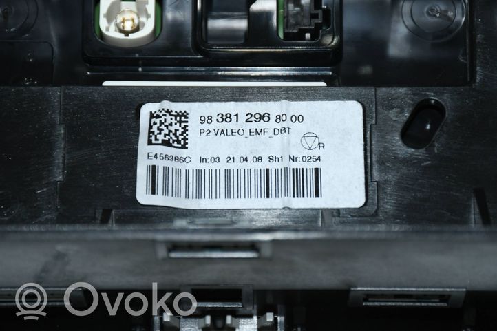 Peugeot 208 Monitor / wyświetlacz / ekran 9838129680