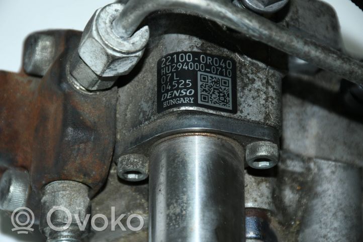 Toyota Verso Polttoaineen ruiskutuksen suurpainepumppu 22100-0R040