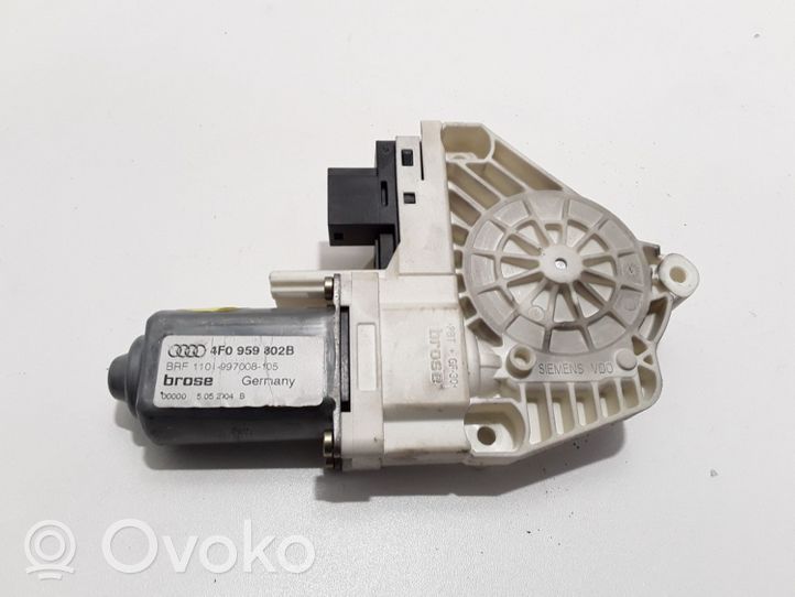 Audi A6 S6 C6 4F Moteur de lève-vitre de porte avant 4F0959802B