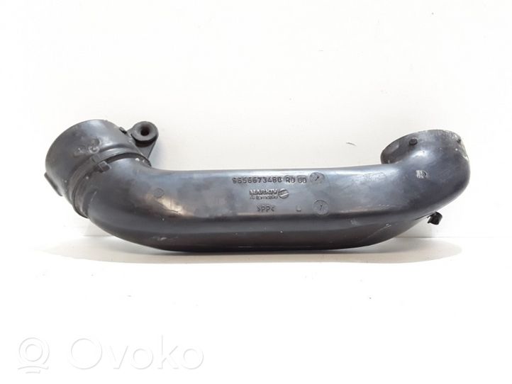 Peugeot 307 Air intake duct part 9656673480